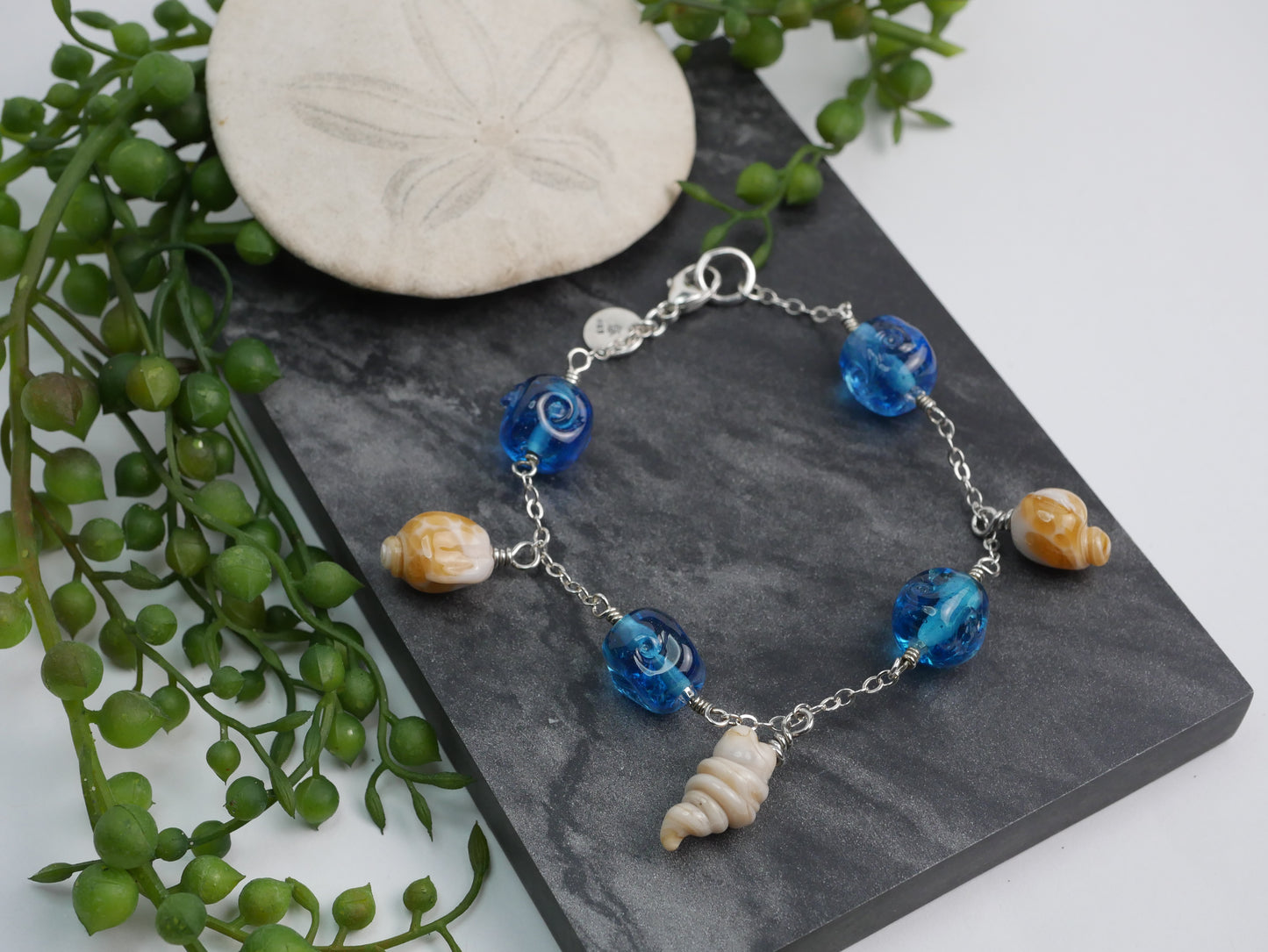 Ocean Waves Shoreline Bracelet