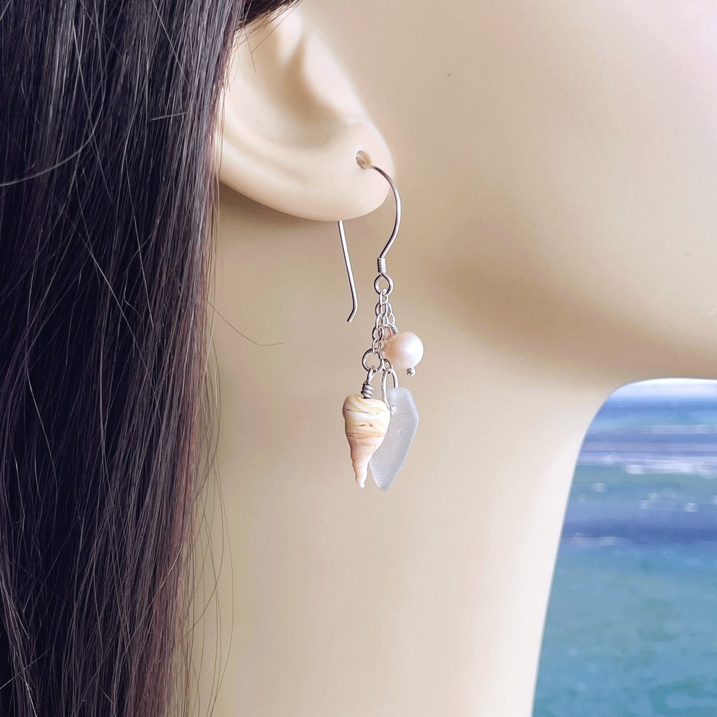 Tide & Treasure Earrings — Sea Foam