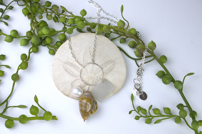 Tide & Treasure Pendant — Caramel