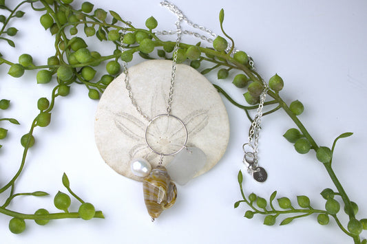 Tide & Treasure Pendant — Caramel