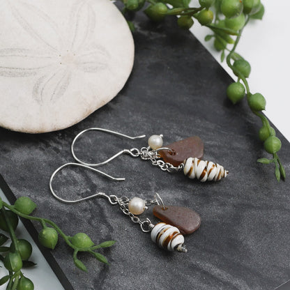 Tide & Treasure Earrings — Driftwood