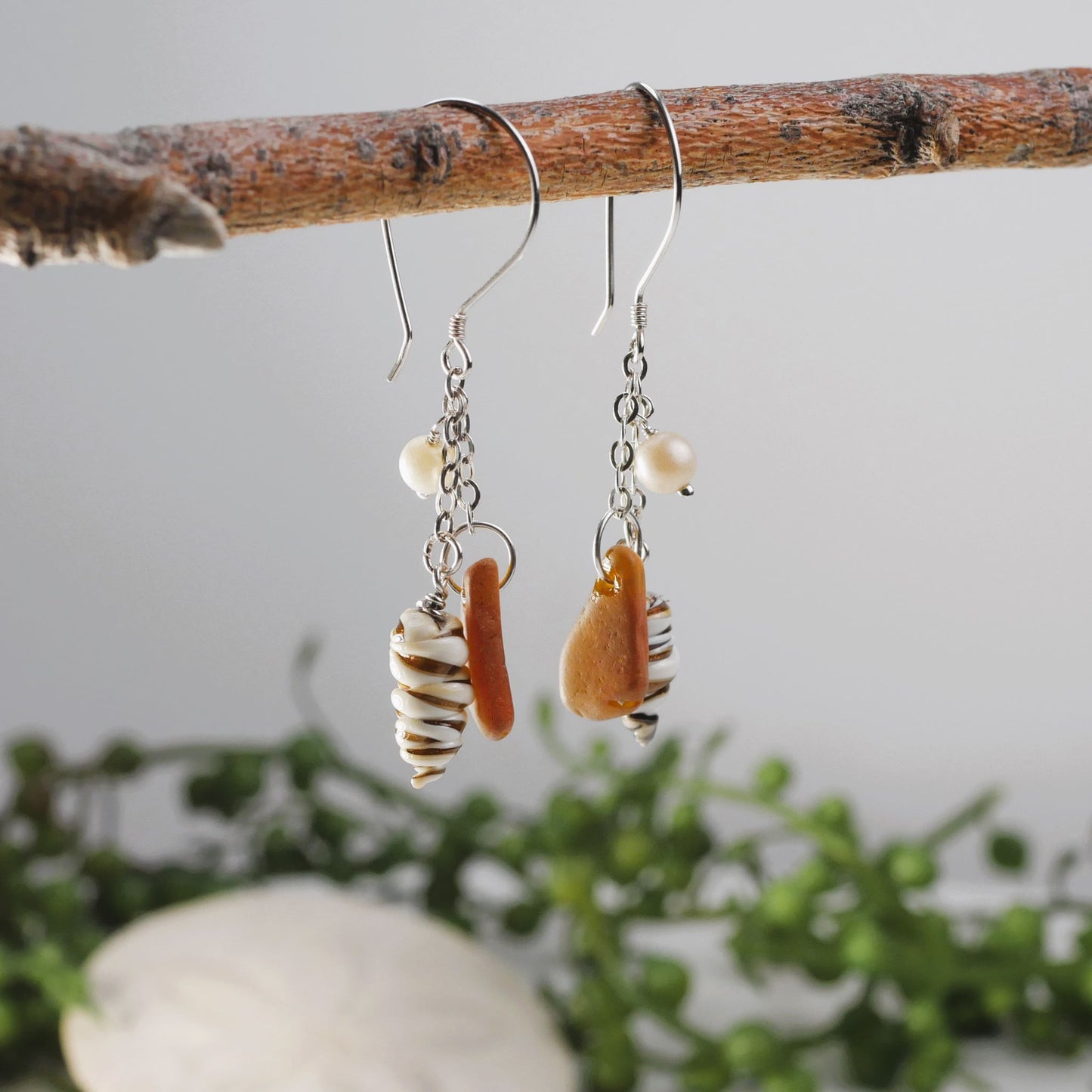 Tide & Treasure Earrings — Driftwood