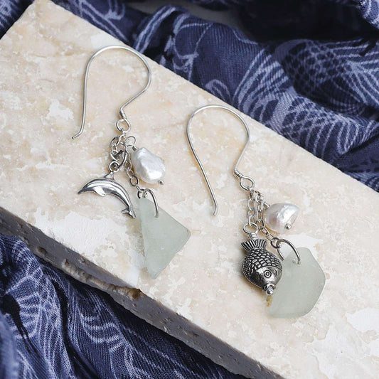 Tide & Treasure Earrings — Odd Couple