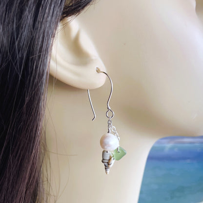 Tide & Treasure Earrings — Sea Kelp