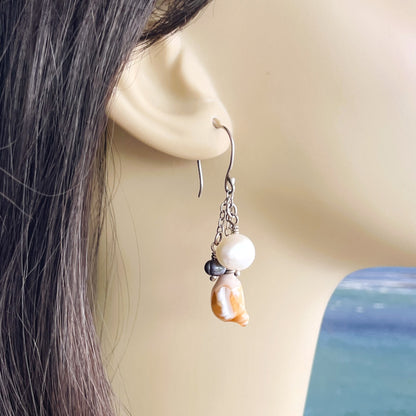 Tide & Treasure Earrings — Sandcastle
