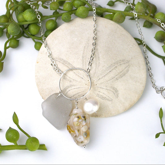 Tide & Treasure Pendant — Sandbar