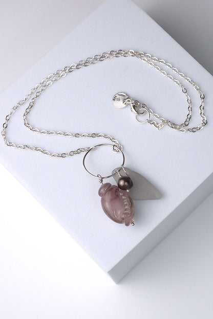 Tide & Treasure Pendant — Dusk