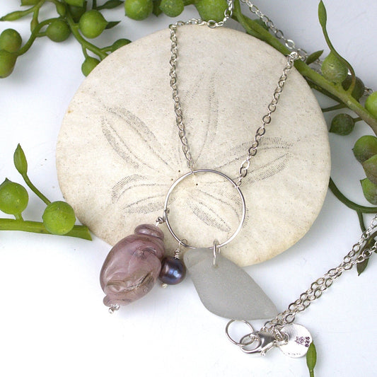 Tide & Treasure Pendant — Dusk