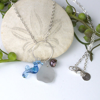 Tide & Treasure Pendant — Seahorse