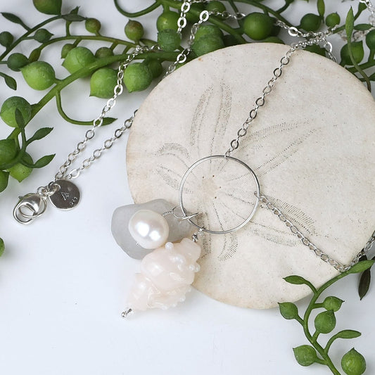 Tide & Treasure Pendant — Sea Foam