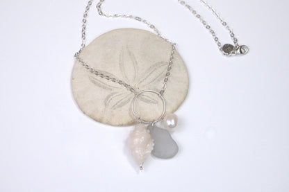 Tide & Treasure Pendant — Sea Foam