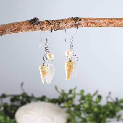Tide & Treasure Earrings — Sea Foam
