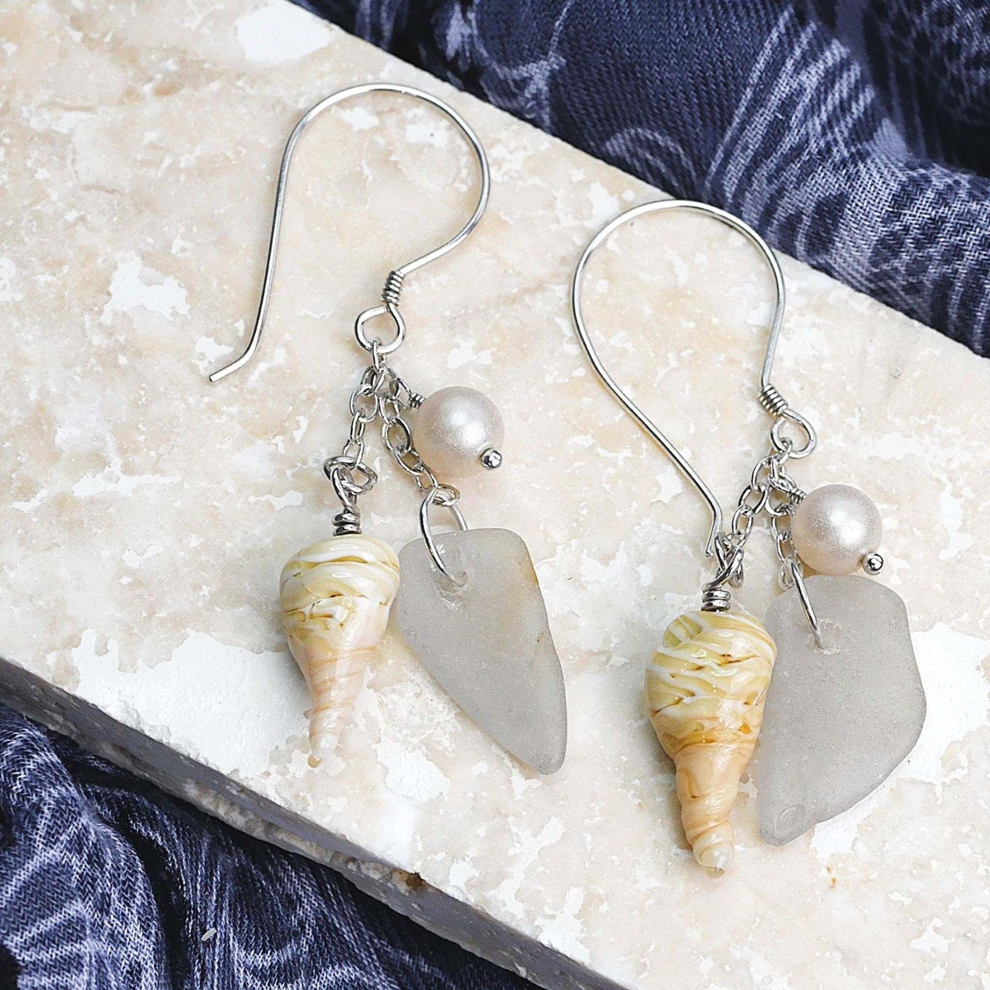 Tide & Treasure Earrings — Sea Foam