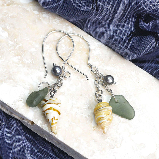 Tide & Treasure Earrings — Seagrass