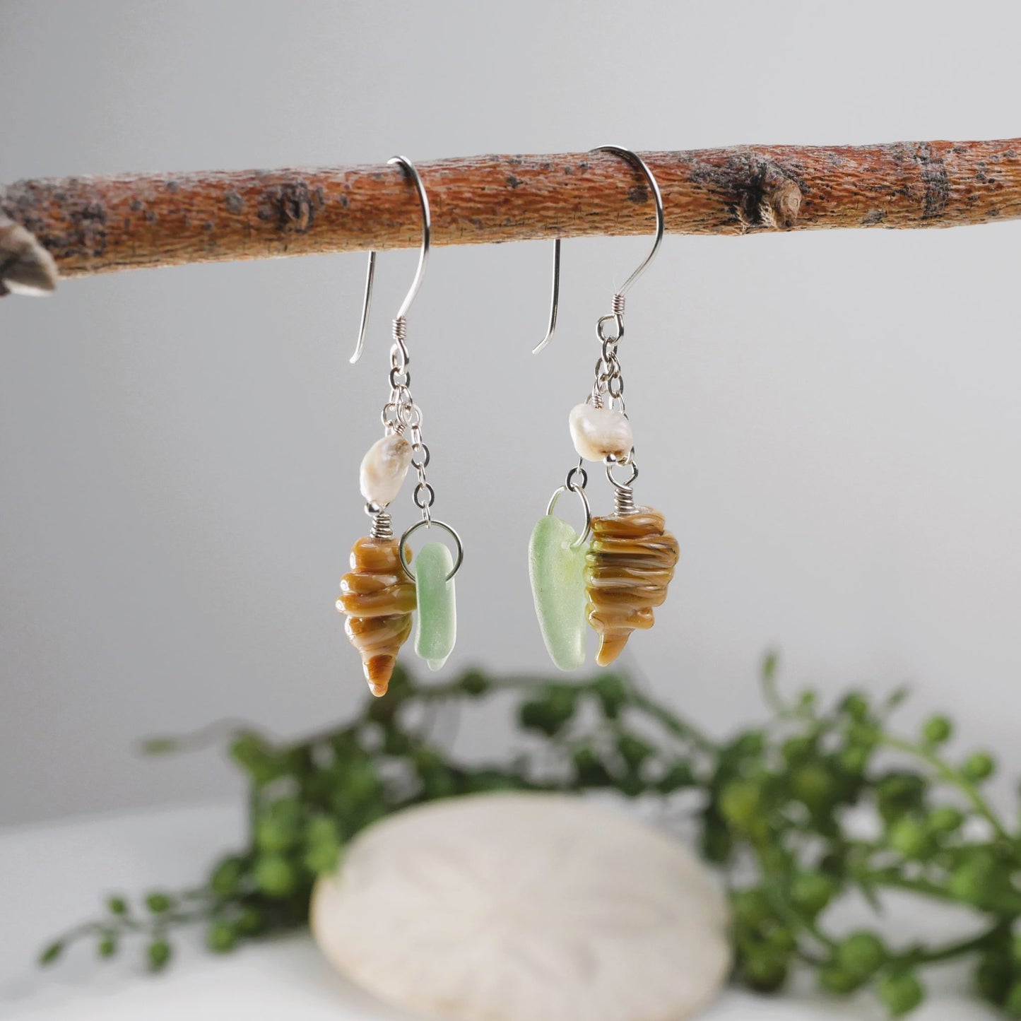 Tide & Treasure Earrings — Tide Pool