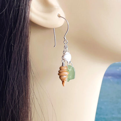Tide & Treasure Earrings — Tide Pool